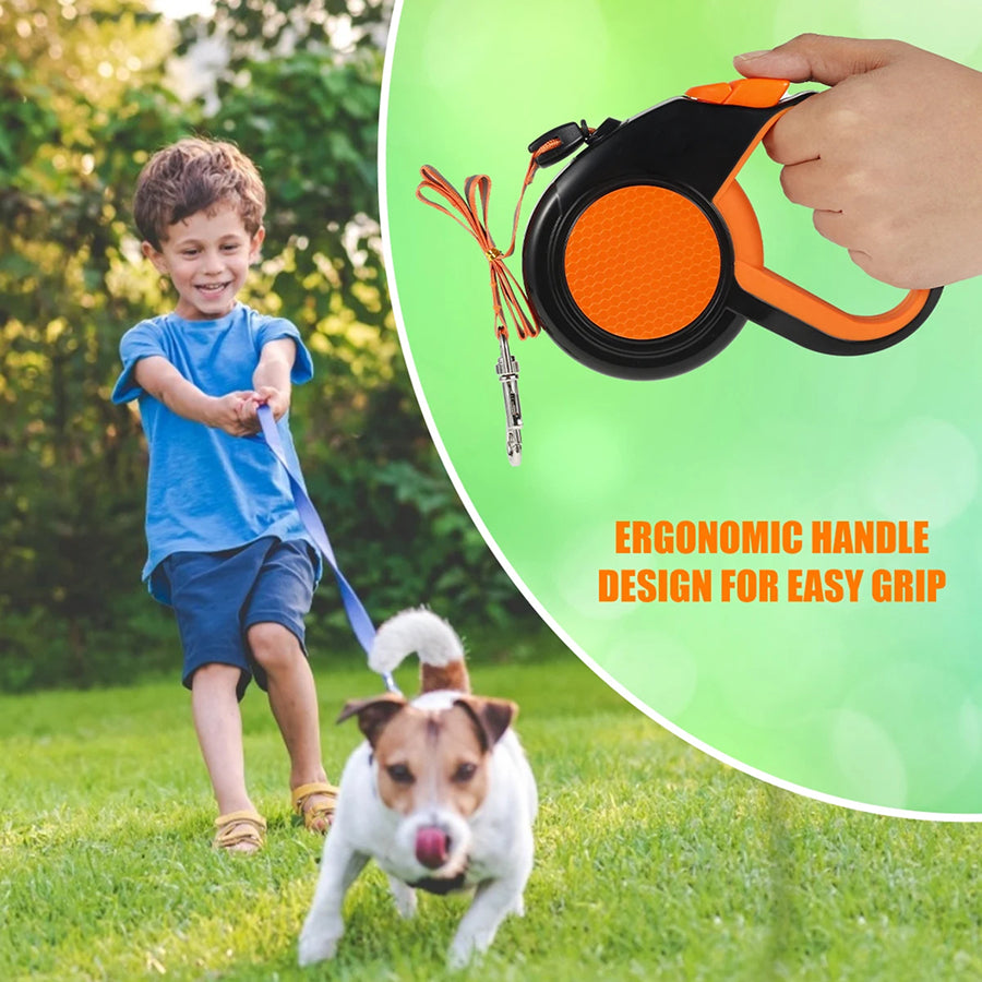 TanisPup 8-Meter Extra-Long Heavy Duty Retractable Dog Leash