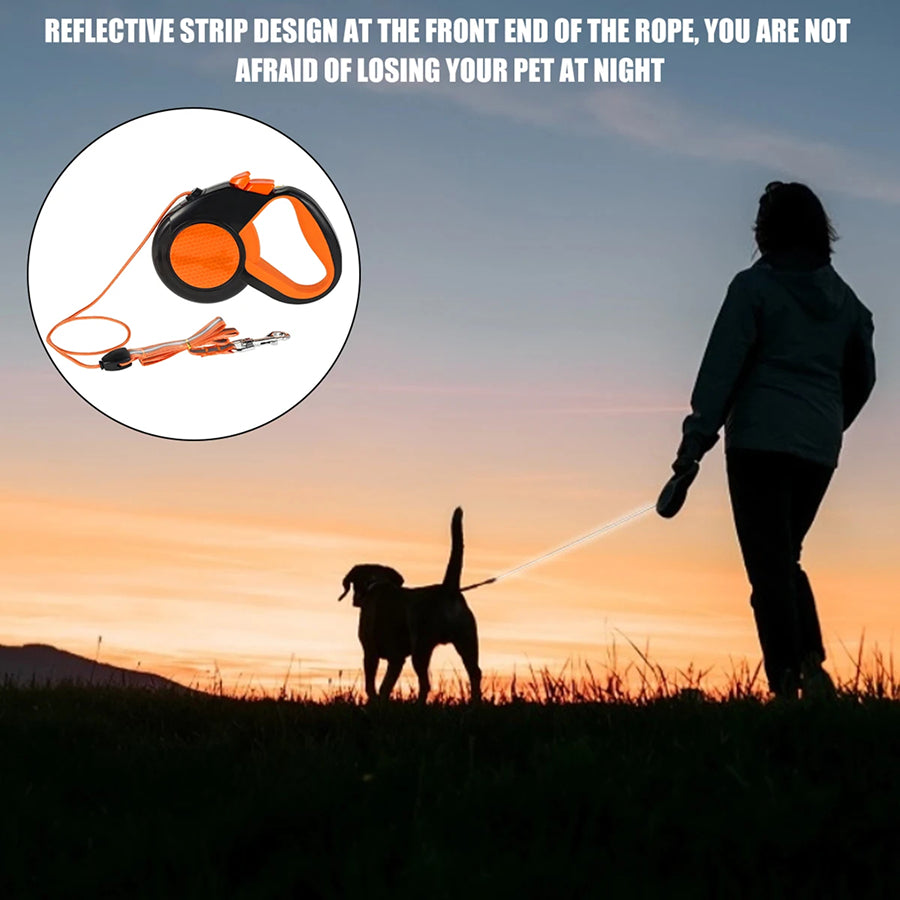 TanisPup 8-Meter Extra-Long Heavy Duty Retractable Dog Leash