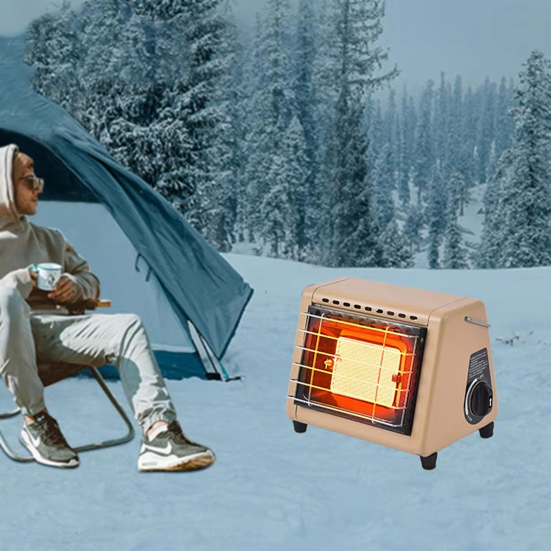 TentWarmi 2-in-1 Portable Camping Tent Heater & Cooking Stove