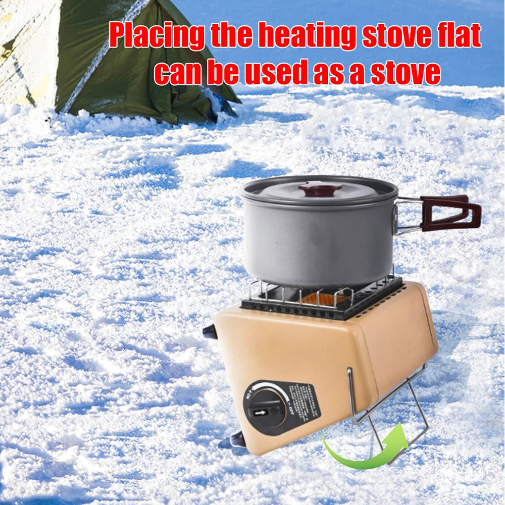 TentWarmi 2-in-1 Portable Camping Tent Heater & Cooking Stove