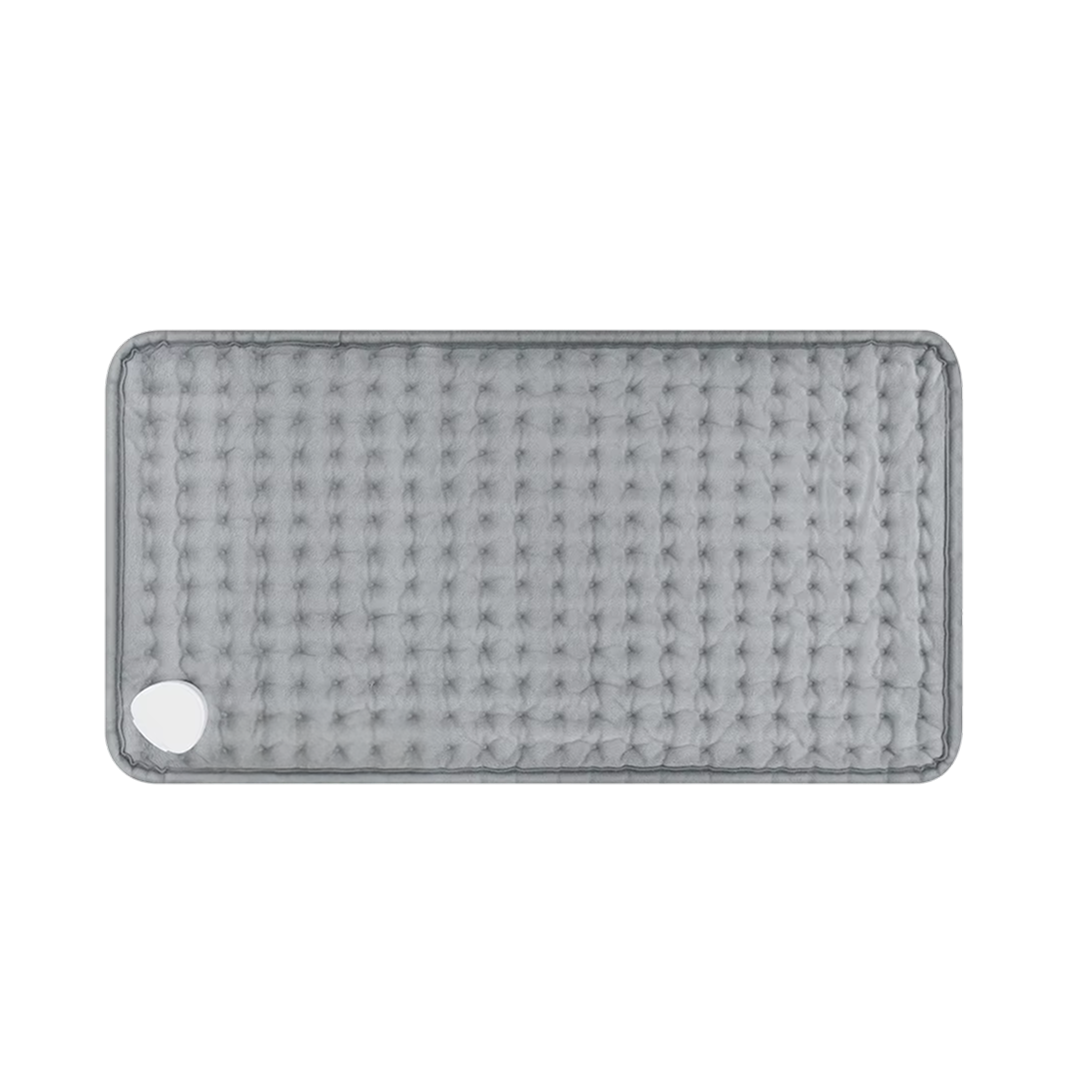 ThermeCim Electric Heating Pad 60x30cm with 9 Temperature Levels, Ultra-Soft Crystal Velvet and 4-Timer Safety Control