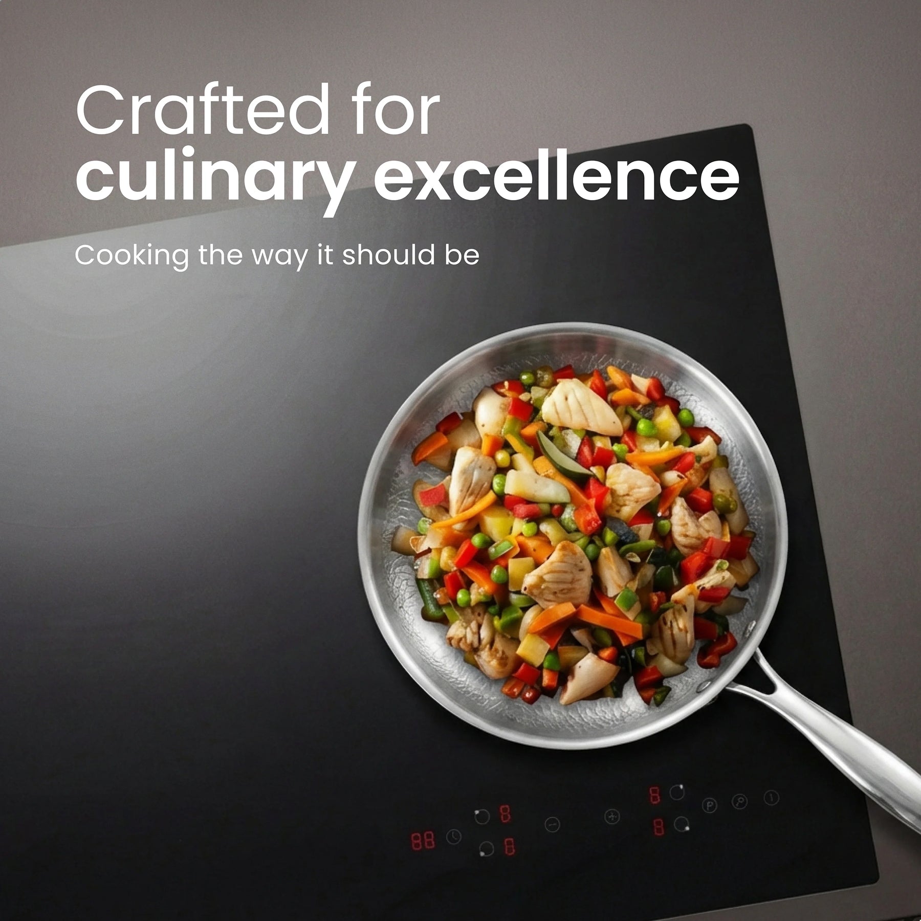 TitaKixi Titanium Frying Pan - 100% Solid Medical-Grade Titanium Skillet, PFAS & Teflon Free Non-Stick