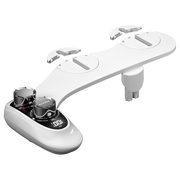 TivDetix Bidet Attachment for Toilet Dual Nozzle with Digital Temperature Display & 7.9ft Hot Water Hose