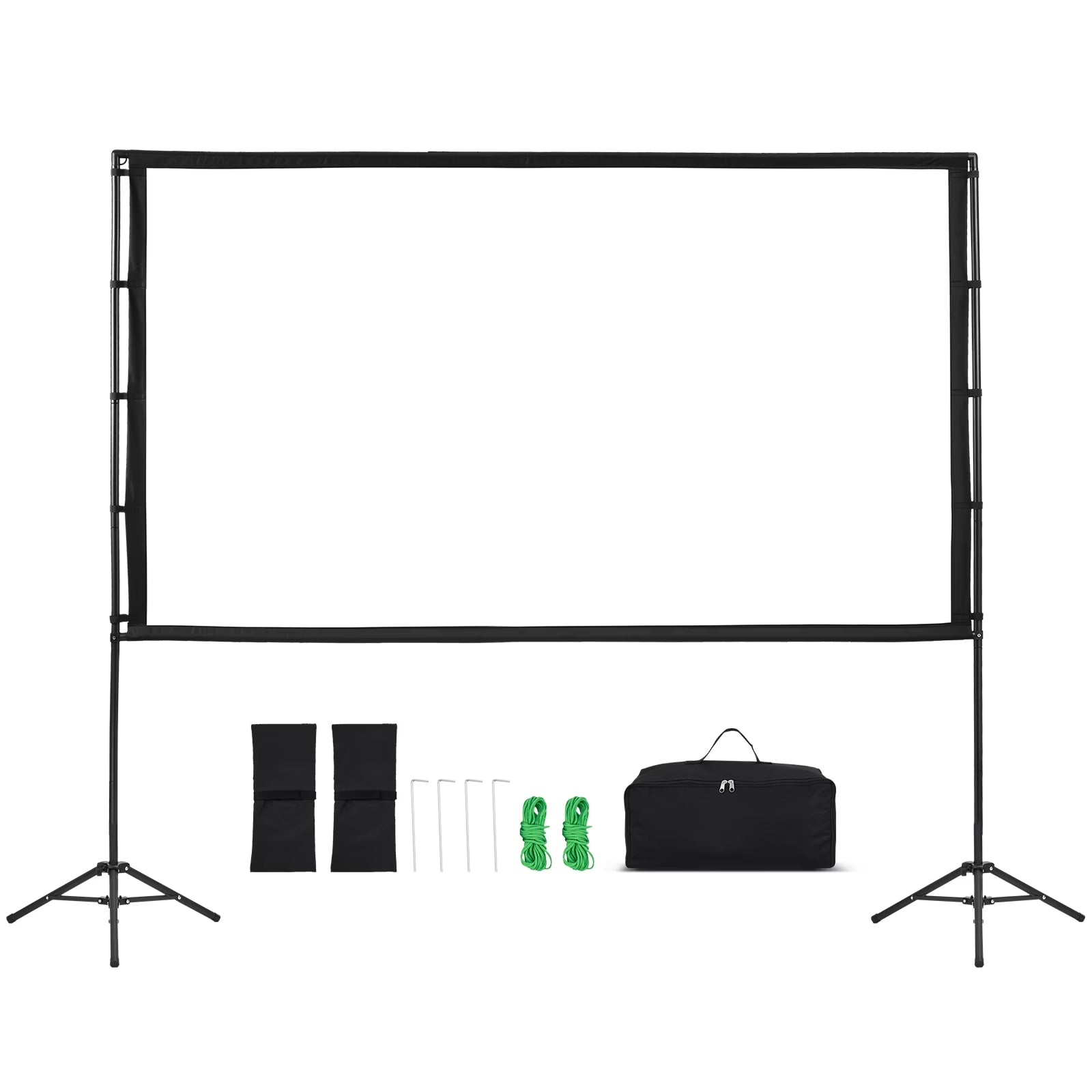 100-inch Portable Projector Screen with Tripod Stand for 4K HD