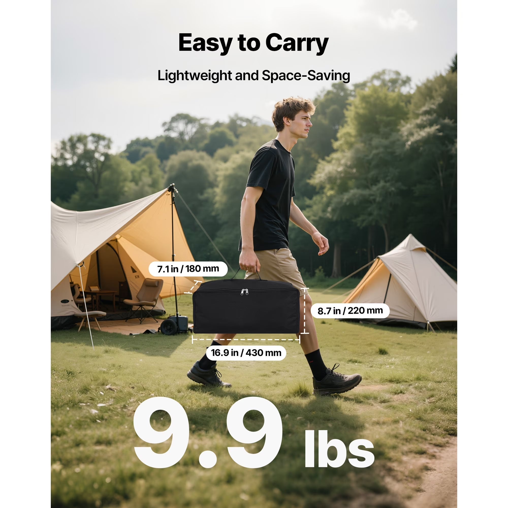 100-inch Portable Projector Screen with Tripod Stand for 4K HD