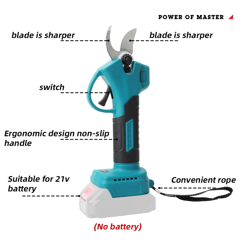 VadosCut 500W Brushless Cordless Pruning Shears for Gardening