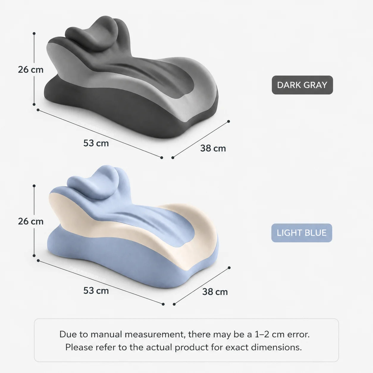 VaelisFen Memory Foam Reading & Lumbar Support Pillow