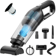 VamixLi Cordless Handheld Vacuum 26,000 PA Suction 80-Min Fast Charge Under 500g Portable