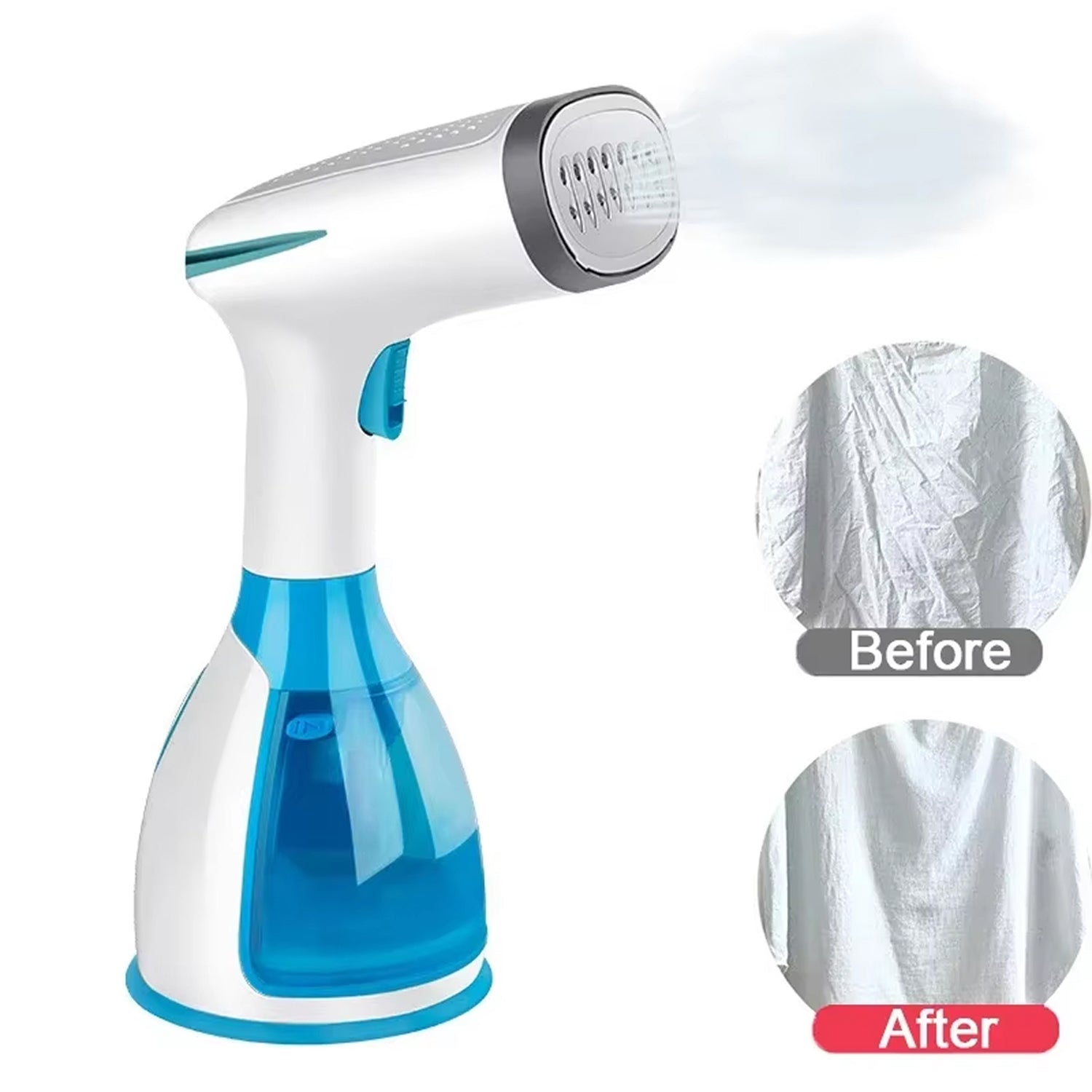 VapoElit Clothes Steamer 1500W Handheld 15s Fast Heat-Up 2-in-1 Iron & Steamer