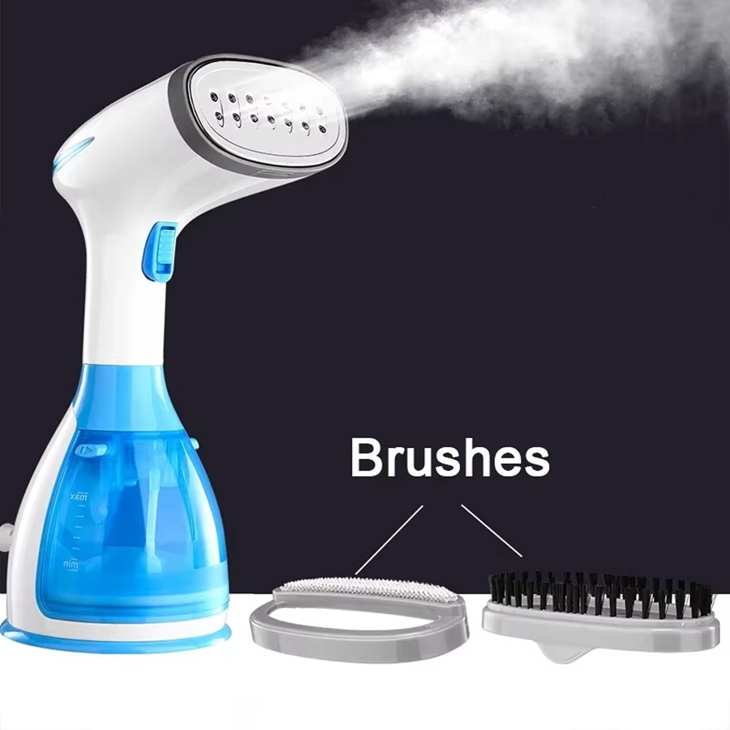 VapoElit Clothes Steamer 1500W Handheld 15s Fast Heat-Up 2-in-1 Iron & Steamer