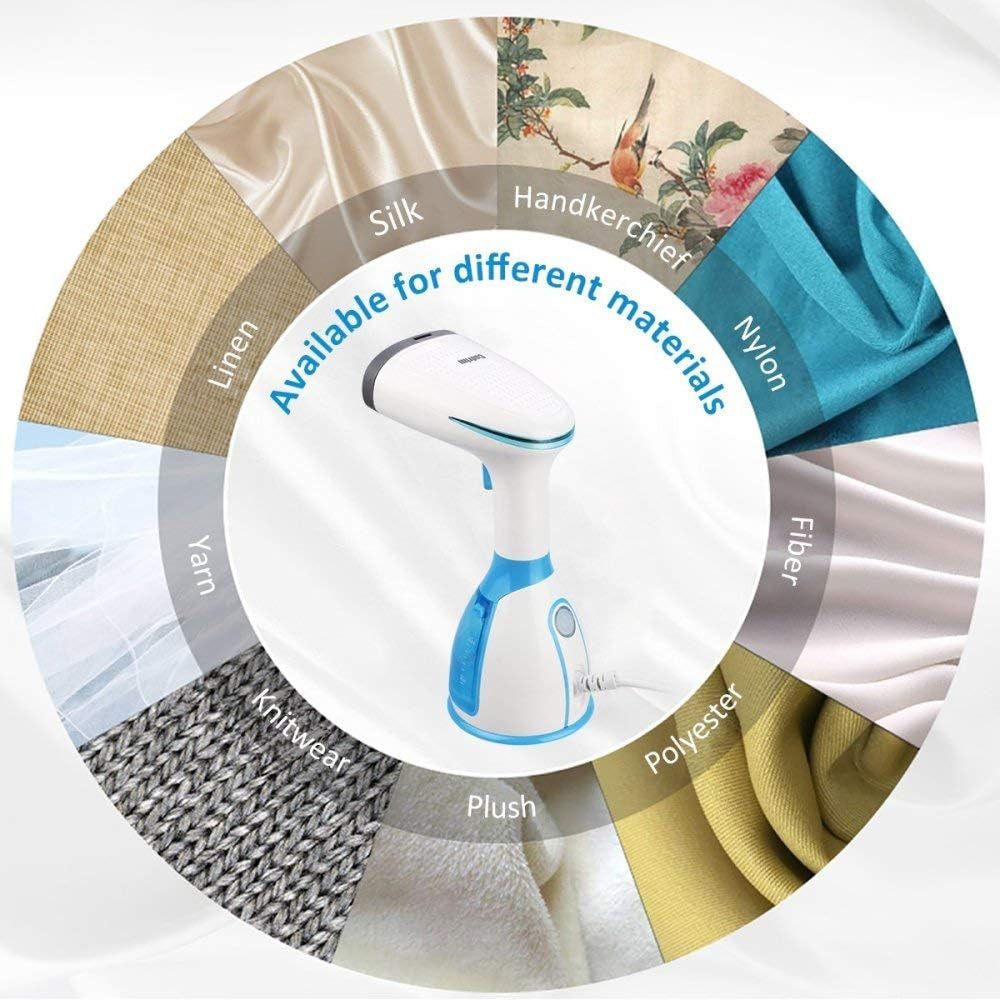 VapoElit Clothes Steamer 1500W Handheld 15s Fast Heat-Up 2-in-1 Iron & Steamer