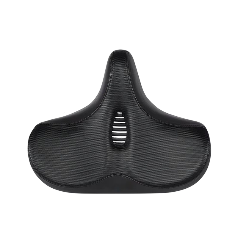ViBikex Extra-Wide 13-Inch Bike Seat Comfort Memory Foam with Dual-Spring Suspension