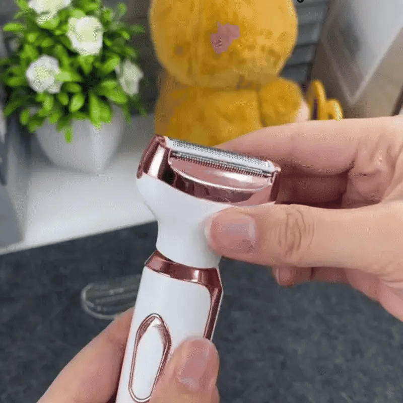 ElixMise 4-in-1 Hypoallergenic Bikini Trimmer and Grooming Set