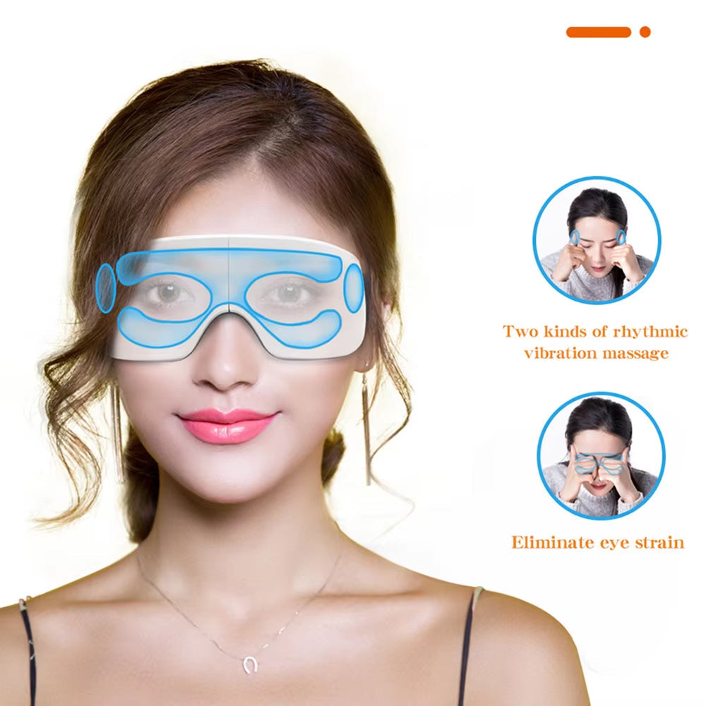 VilaFoci Smart Heated Eye Massager with Bluetooth & Heat Compression