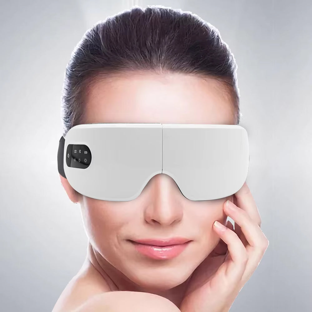 VilaFoci Smart Heated Eye Massager with Bluetooth & Heat Compression
