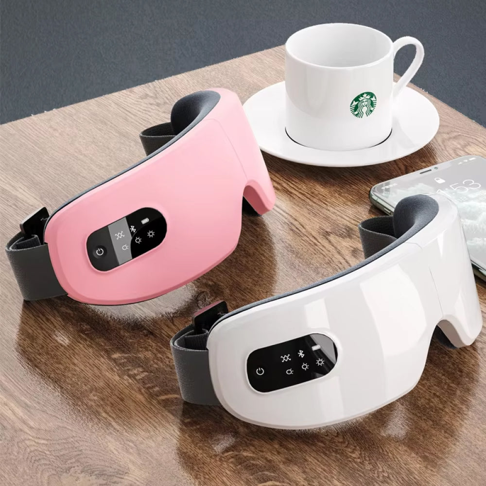 VilaFoci Smart Heated Eye Massager with Bluetooth & Heat Compression