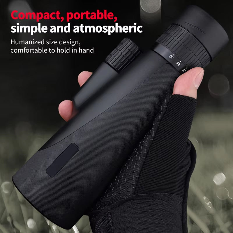 Vistilyn 10-30x50 Monocular with BAK4 Prism and Waterproof Housing