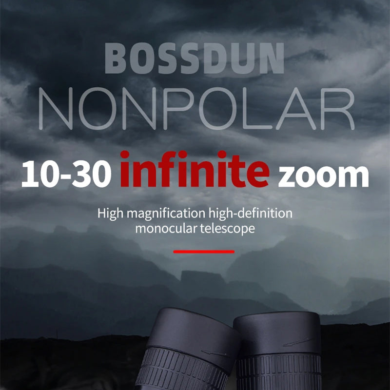 Vistilyn 10-30x50 Monocular with BAK4 Prism and Waterproof Housing