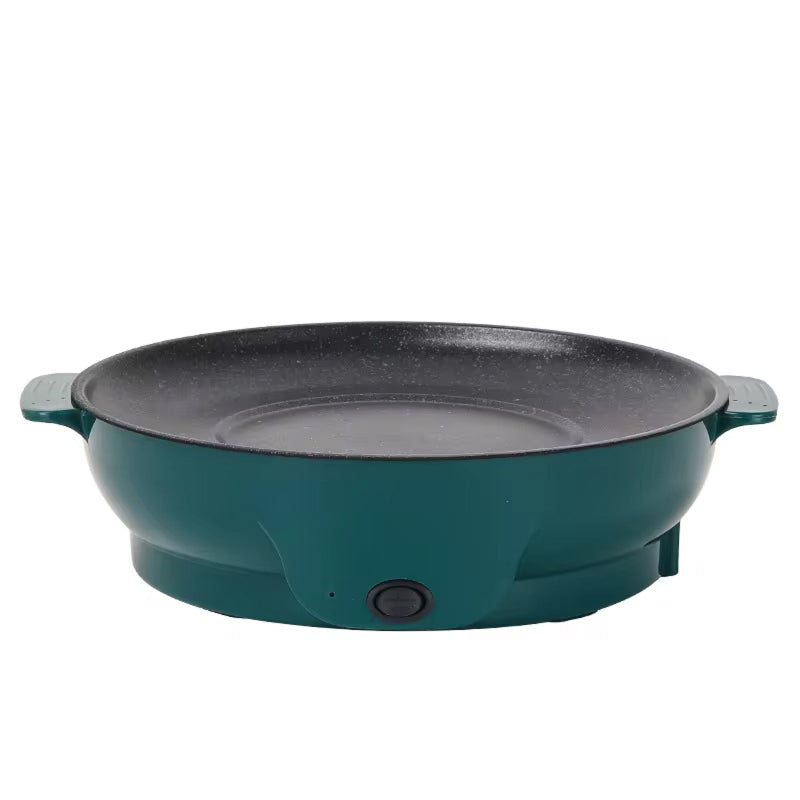 VixKilet Non-Stick Electric Skillet with Dual Power Control