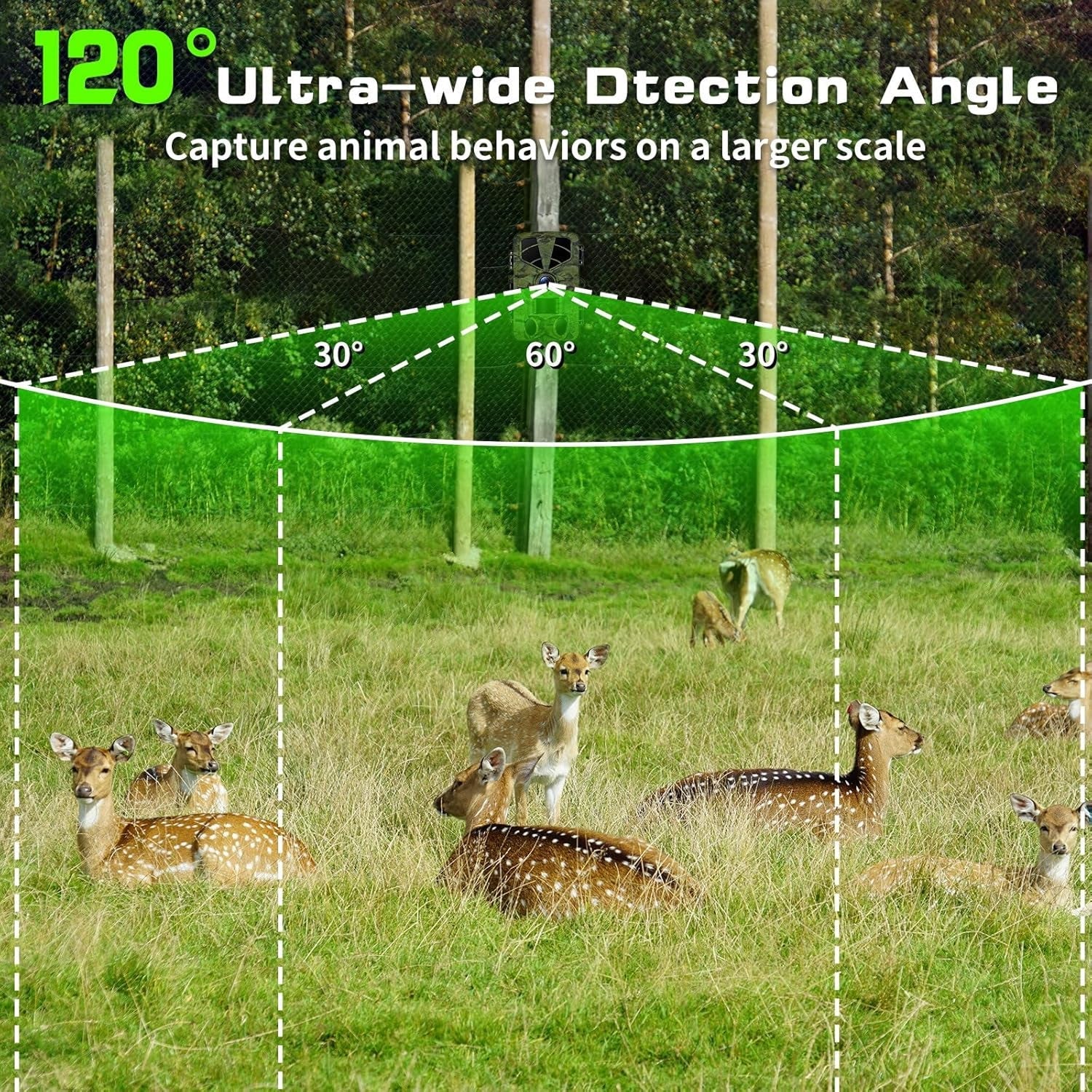 VixTralix 4K Trail Camera with WiFi App Control and 0.2s Trigger Speed