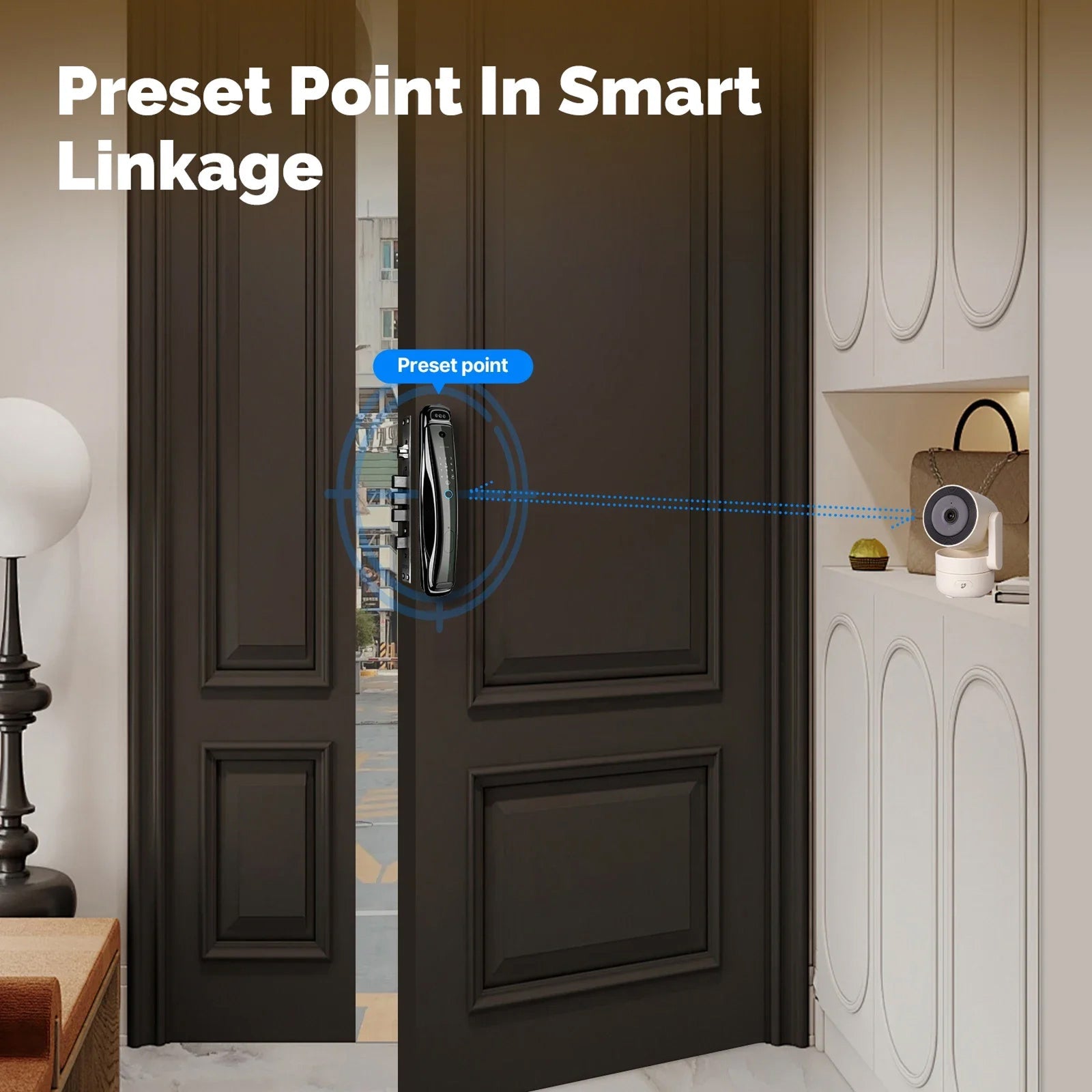 VugitCam 4MP Indoor Security Camera 360° Pan/Tilt AI Motion Detection Alexa & Google