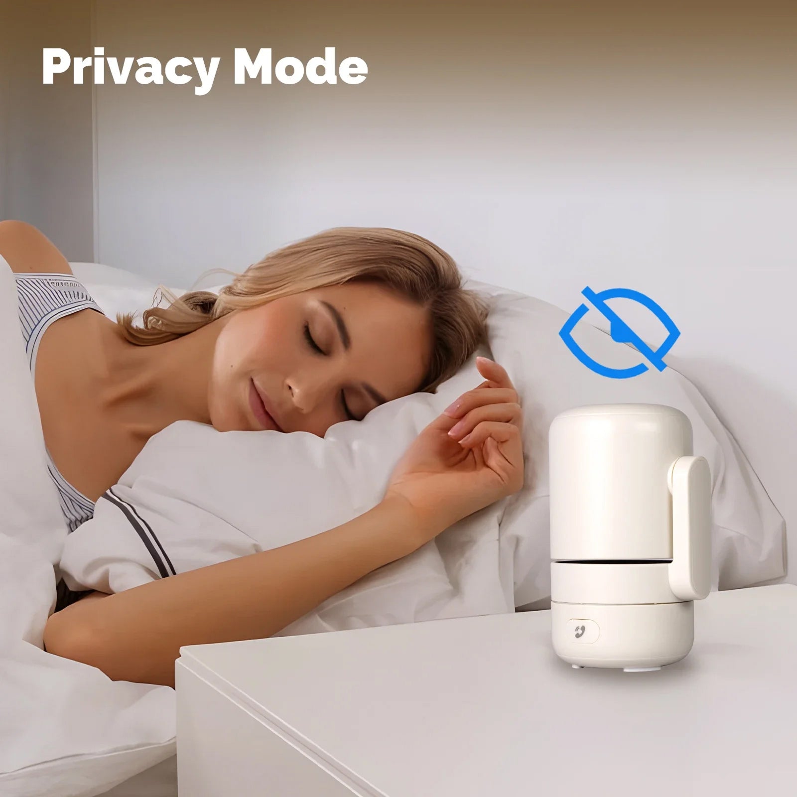 VugitCam 4MP Indoor Security Camera 360° Pan/Tilt AI Motion Detection Alexa & Google