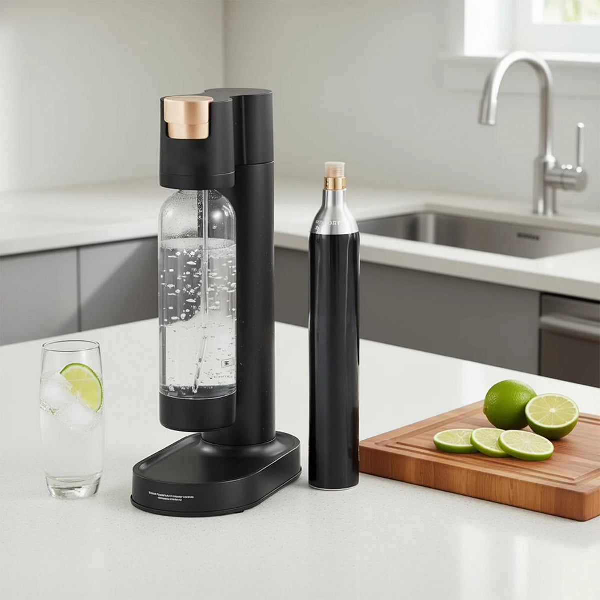 WaSekix Homemade Soda Water Maker - 3s Instant Carbonation