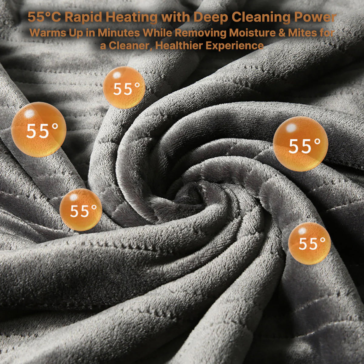 WamSofti Premium Electric Heating Blanket with 9 Heat Settings