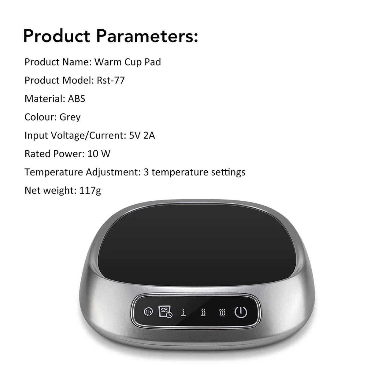 WarimCovi Smart Constant Temperature Electric Coffee Mug Warmer