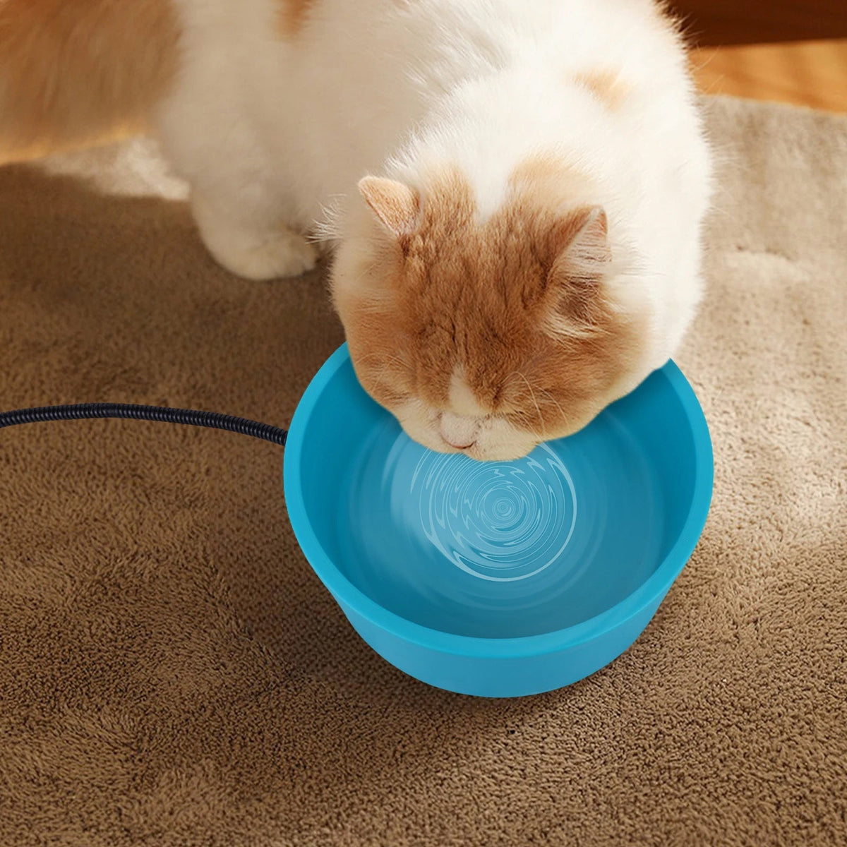 WarmDrino Heated Dog Water Bowl - 3.2L Anti-Freeze Heated Pet Bowl