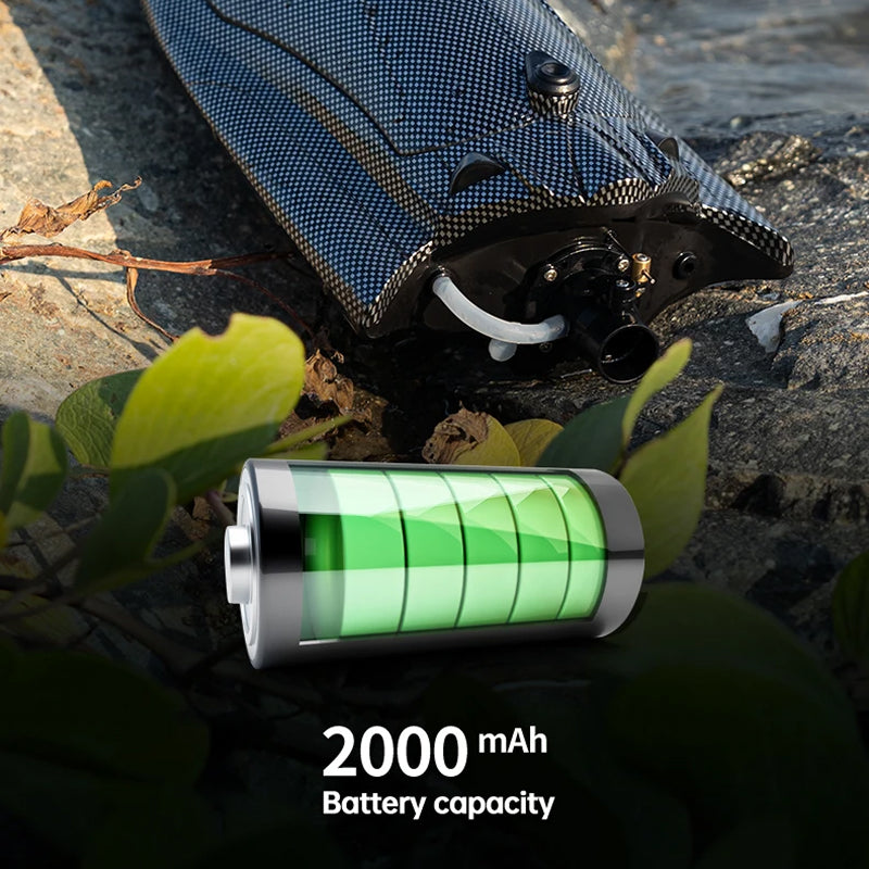 WaveUpix 40KM/H High-Speed RC Boat with Vortex Jet Propulsion, 150M Range and Dual-Layer Waterproofing