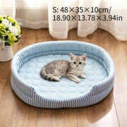 WelRigno Cooling Dog Bed with Ice Thread Technology