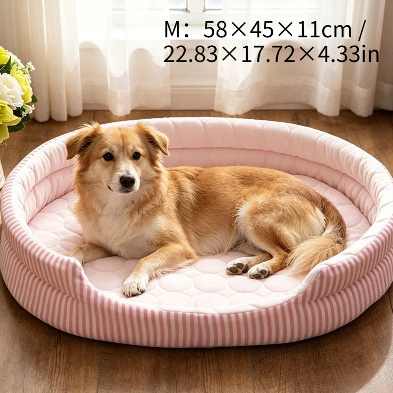 WelRigno Cooling Dog Bed with Ice Thread Technology
