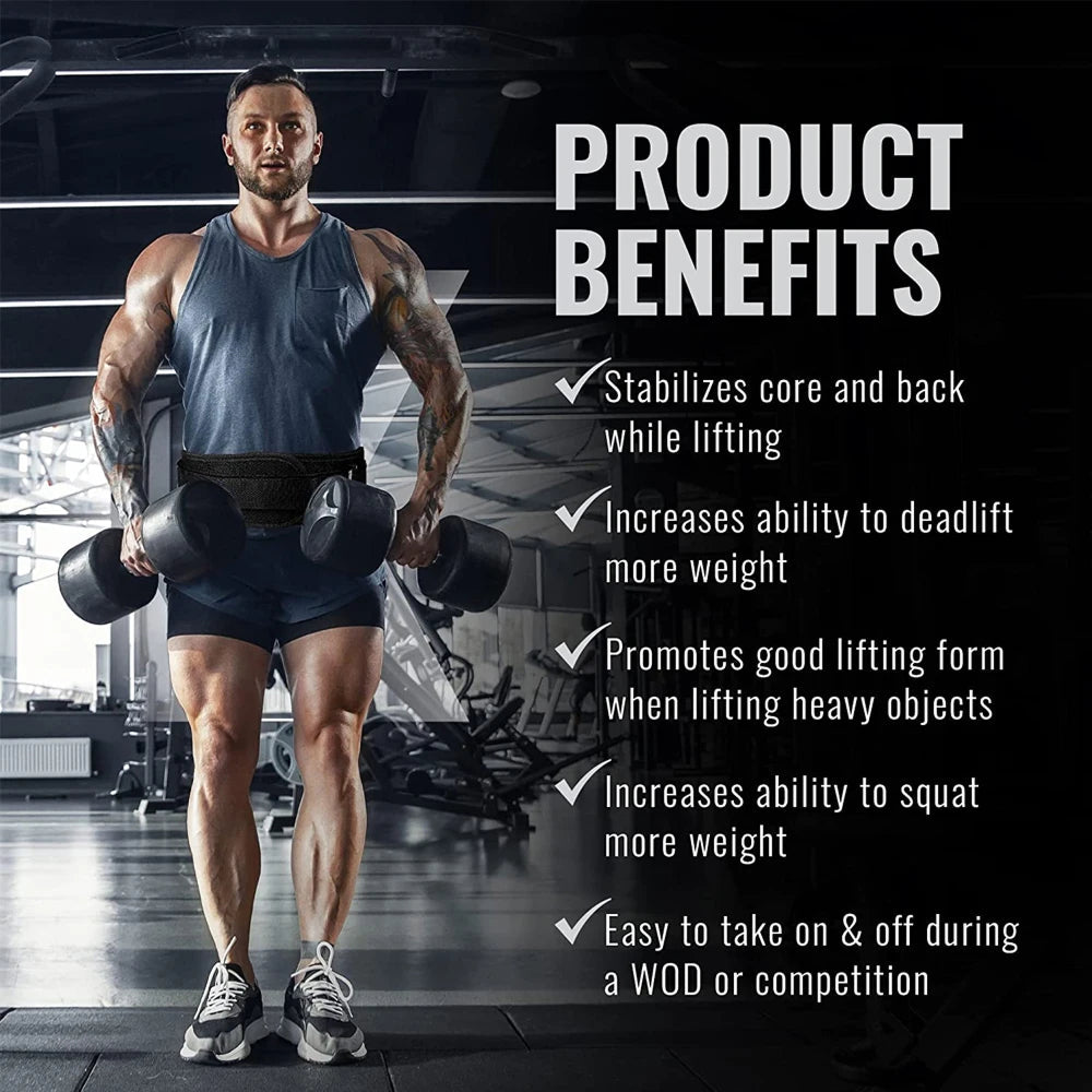 WetixBima Contoured Weightlifting Belt for Back Support