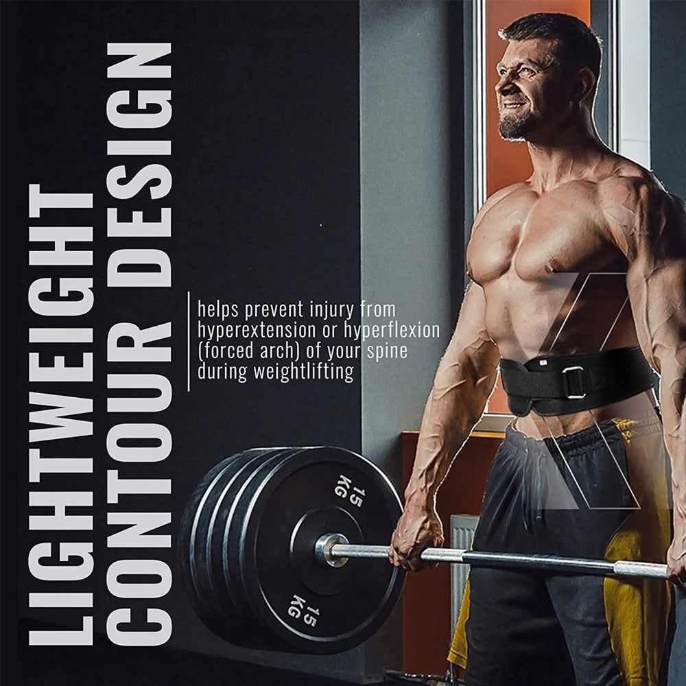 WetixBima Contoured Weightlifting Belt for Back Support