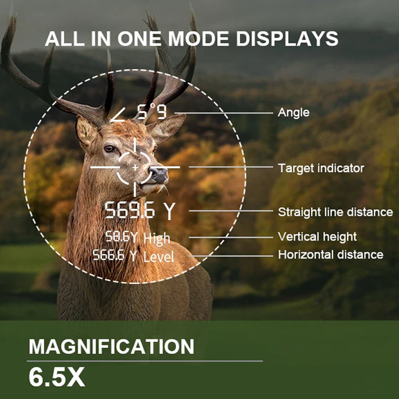 WildRange 1000-Yard Laser Rangefinder for Hunting and Golf