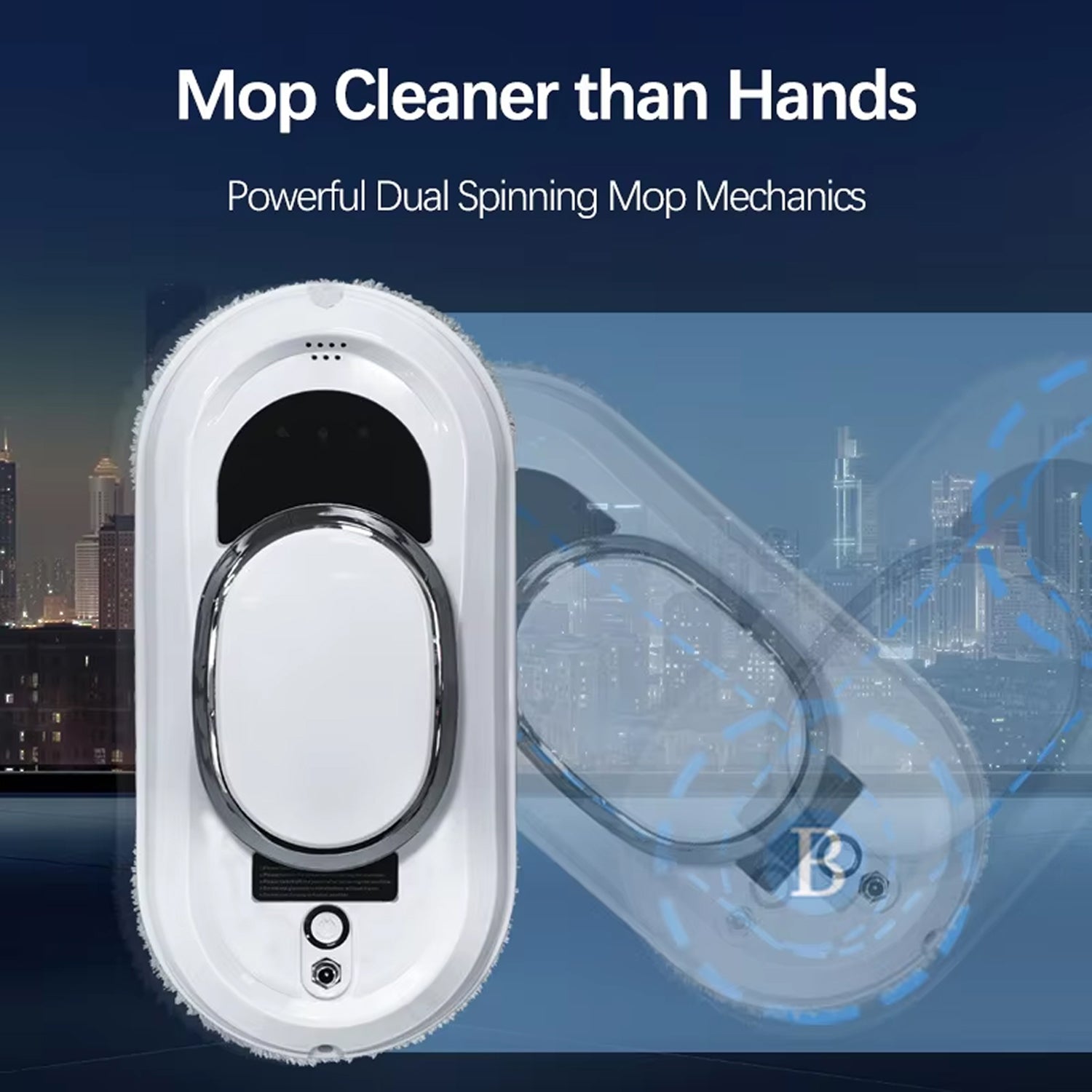 WiniGlide 5600Pa Robot Window Cleaner with AI Smart Pathing