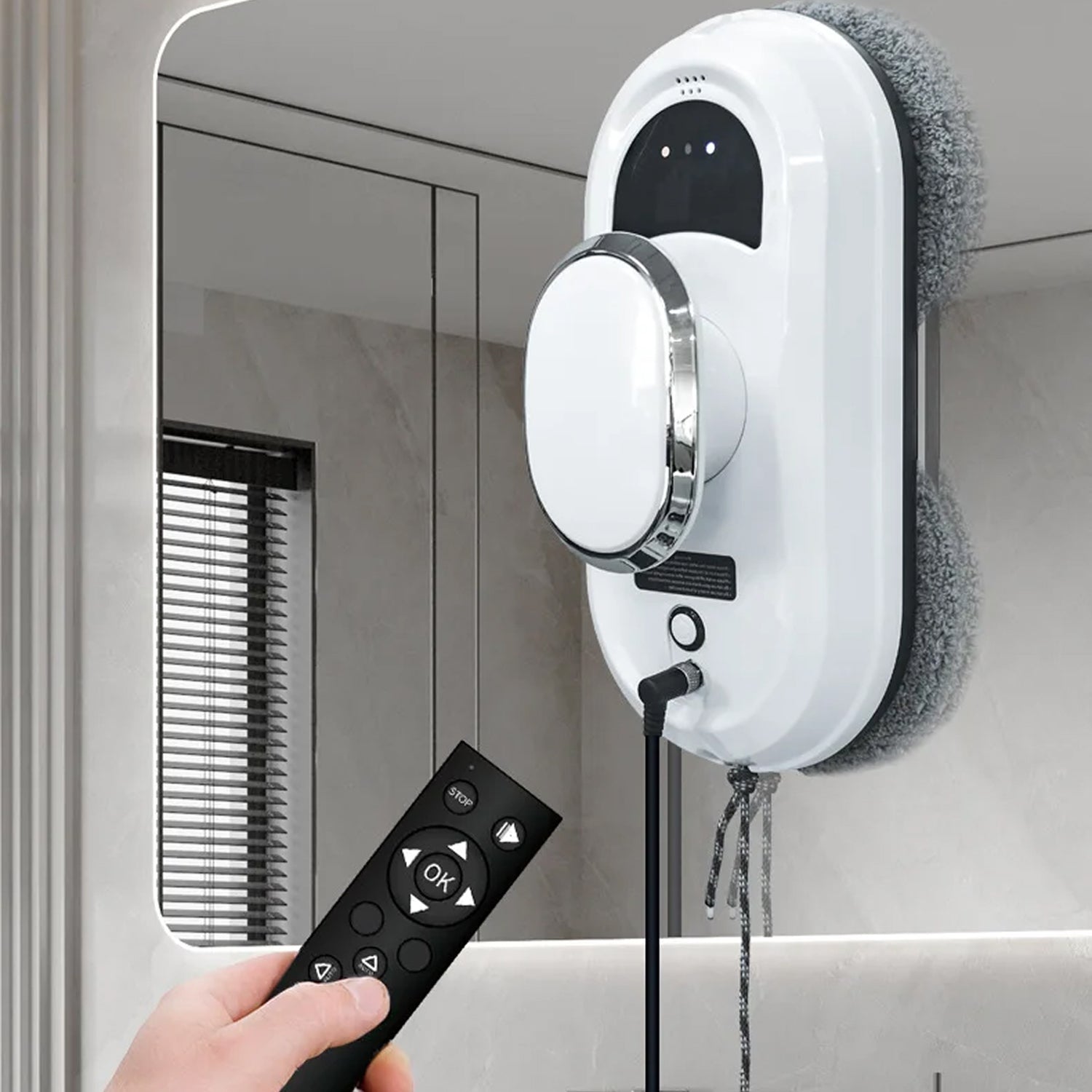 WiniGlide 5600Pa Robot Window Cleaner with AI Smart Pathing