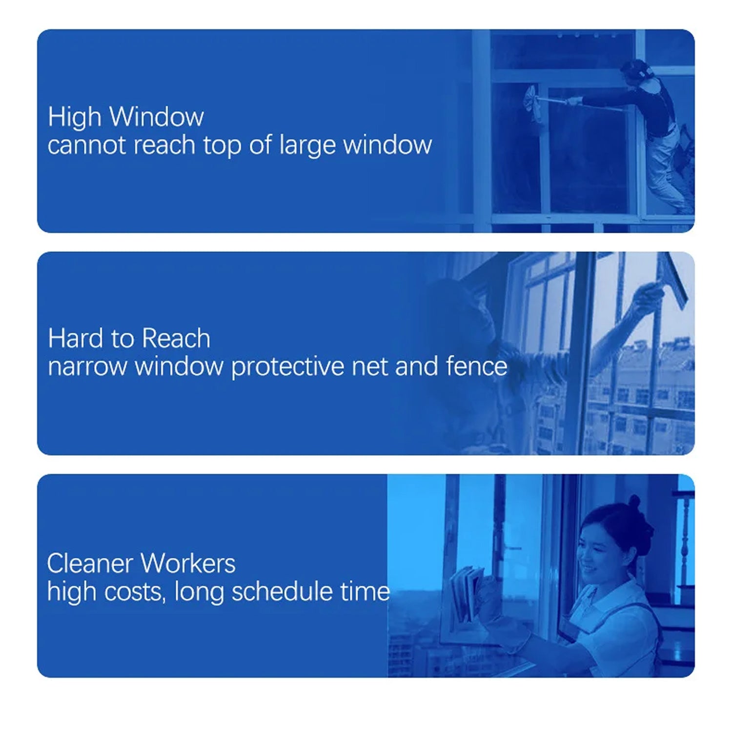 WiniGlide 5600Pa Robot Window Cleaner with AI Smart Pathing