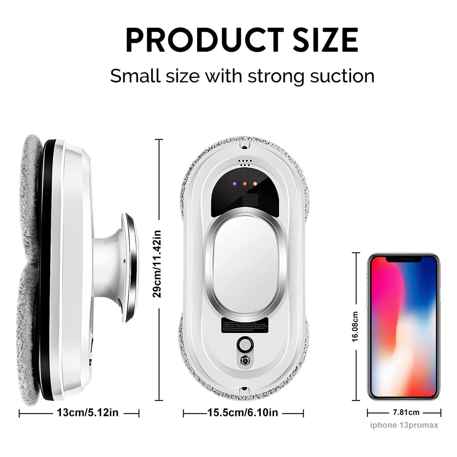 WiniGlide 5600Pa Robot Window Cleaner with AI Smart Pathing