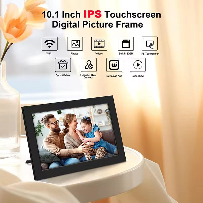 WioMemo Digital Photo Frame with Uhale App Sharing