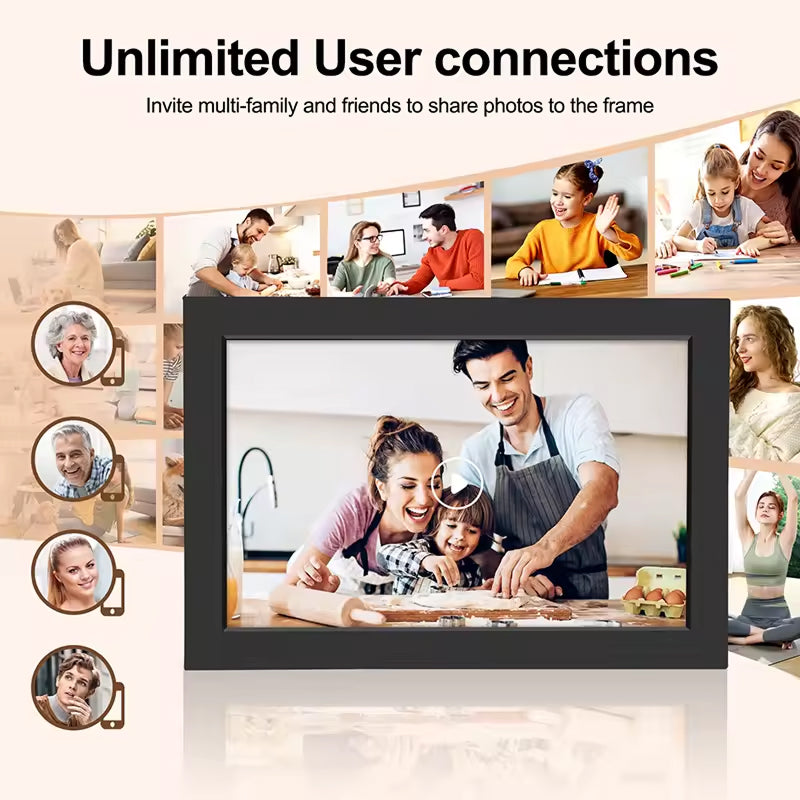 WioMemo Digital Photo Frame with Uhale App Sharing