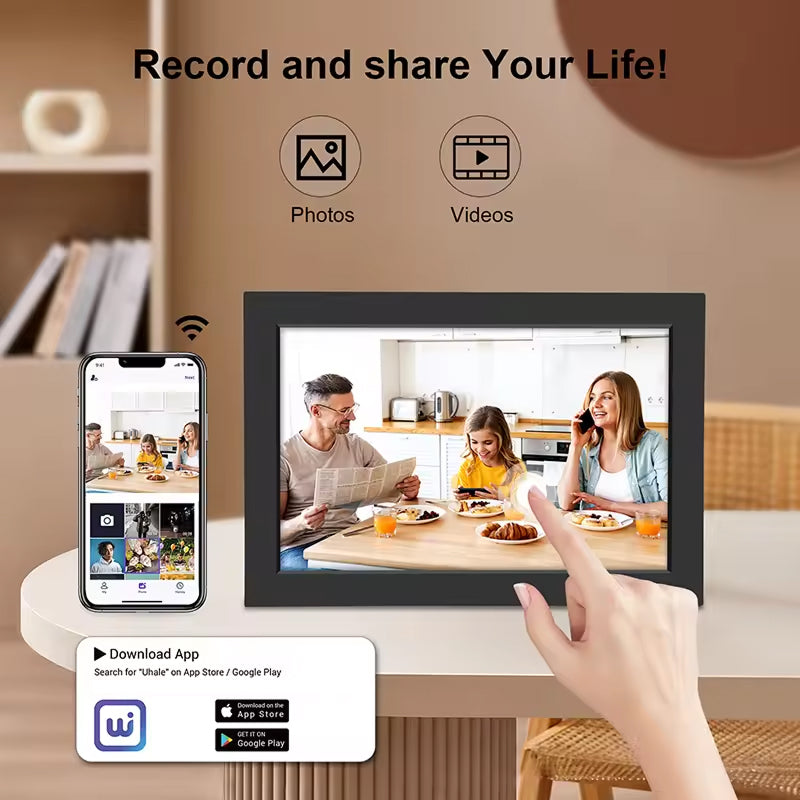 WioMemo Digital Photo Frame with Uhale App Sharing