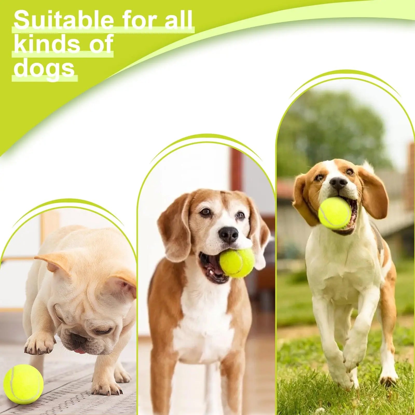 WoofLob Automatic Dog Ball Launcher with 3 Distance Settings, Infrared Sensor, 2600mAh Battery and Anti-Jam Technology