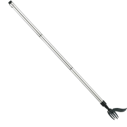 ZasJanee 40" Stand-Up Weed Puller with 4-Claw Steel Head