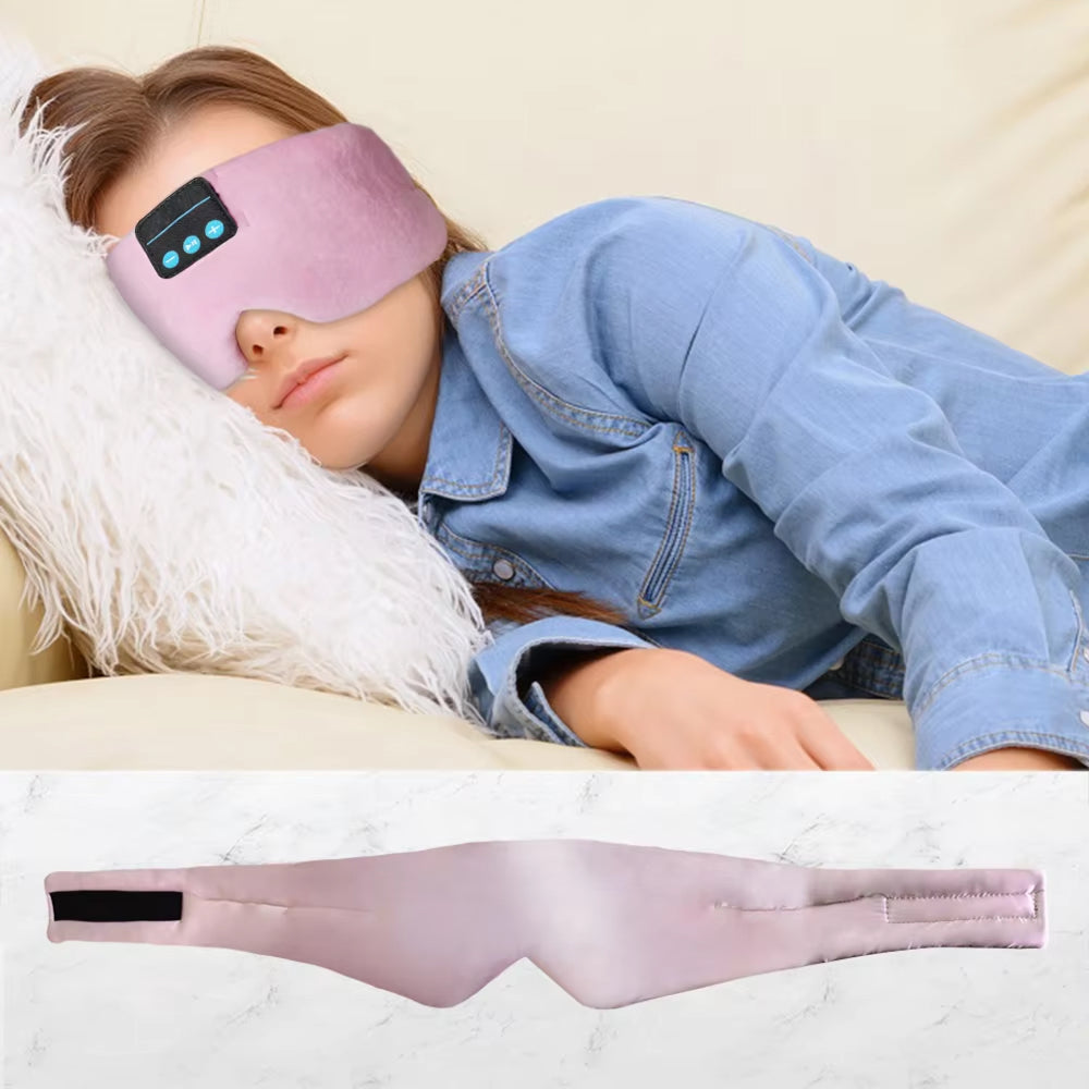 ZendBeatx Bluetooth Sleep Mask: 100% Blackout & HD Audio