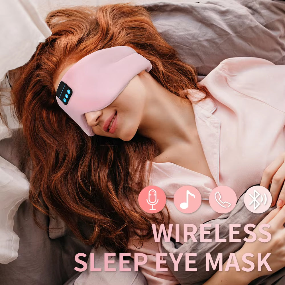 ZendBeatx Bluetooth Sleep Mask: 100% Blackout & HD Audio