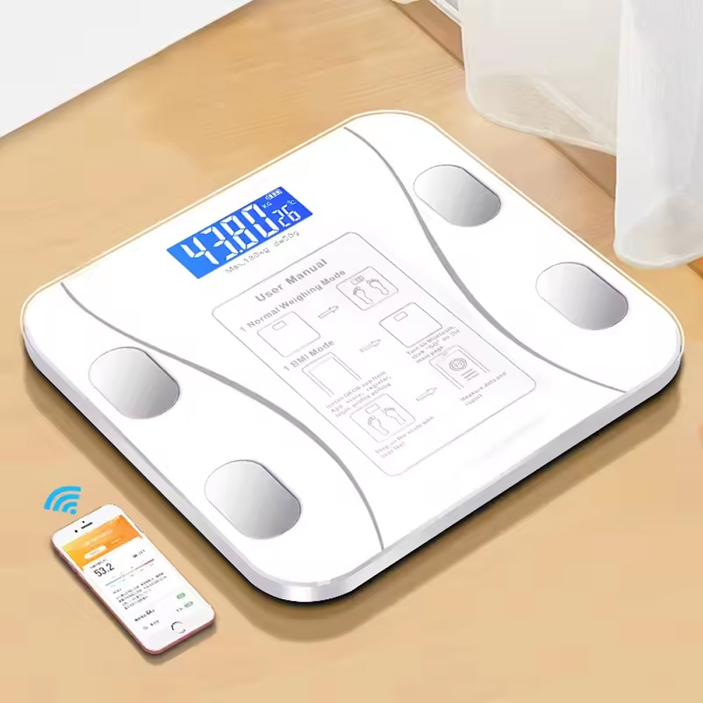 ZioScale Professional Smart Body Fat Scale with 13+ Bio-Metric Tracking, Medical-Grade 0.1kg Precision and Bluetooth 5.0 App Sync