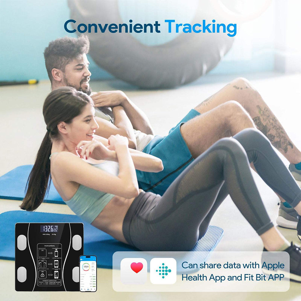 ZioScale Professional Smart Body Fat Scale with 13+ Bio-Metric Tracking, Medical-Grade 0.1kg Precision and Bluetooth 5.0 App Sync