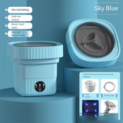 ZipWashi Portable Washing Machine 6L-18L Expandable Folding Washer with Ozone Sterilization